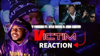 Iffy Foreign  Victim ft Kyle Richh Jenn Carter Reaction [upl. by Vullo]