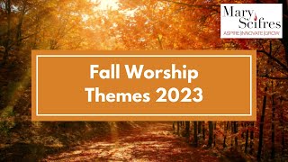 Fall 2023 Worship Themes amp Sermon Series Planning Ideas [upl. by Ahsei]