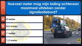 rijbewijs theorie examen belgie 2024  Lading pech en ongeval [upl. by Gniw]