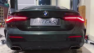 bmw g22 m440i 배기음  exhaust sound [upl. by Anastatius]