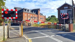 Rare Crossing Driffield Skerne Road Level Crossing East Riding of Yorkshire [upl. by Anaic]