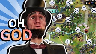 Abraham Lincoln Is INSANE and Allows You To Flood The World With Units  America Pt 1 [upl. by Oakley]