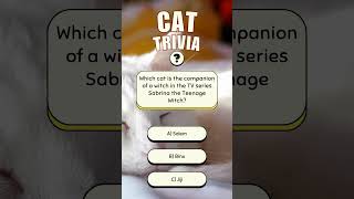 Famous Cats Trivia Questions triviaquestionsandanswers shorts catshorts [upl. by Joelly444]