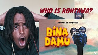 Kontawa Feat Harmonize Binadamu Official Audio REACTION [upl. by Erdda819]