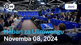 DW Kiswahili Habari za Ulimwengu  Novemba 08 2024  Jioni  Swahili Habari leo [upl. by Rip]