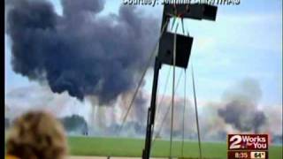 Air show crash in WV [upl. by Naid]