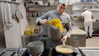 Italian Chef shares Prawn Pasta Recipe  Food in Rome [upl. by Nylarat]