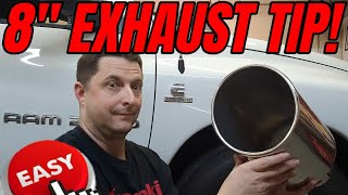 8quot Exhaust Tip On 59 24v Cummins Will It Sound Different [upl. by Ahsei]