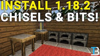 How To Download amp Install Chisels amp Bits Minecraft 1182 [upl. by Anaibib]