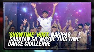 Showtime hosts nakipagsabayan sa Maybe This Time dance challenge [upl. by Aldus950]