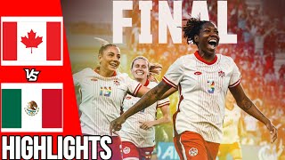 Canada vs Mexico  All Goals amp Highlights  Womens Friendly  040624 [upl. by Bill]