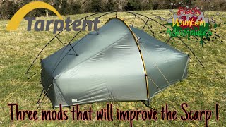 2022 tarptent scarp1 modifications that really do make a difference [upl. by Llehcram]