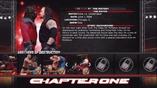 WWE13 Attitude Era Mode  Brothers of Destruction Ep1 Kane vs Undertaker [upl. by Aniraz]