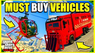 TOP 5 BEST MUST OWN VEHICLES IN GTA 5 ONLINE 2024 [upl. by Aldrich]