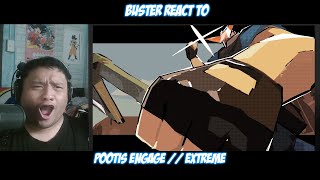 Buster Reaction to ceno0  Pootis Engage  EXTREME [upl. by Ybreh]