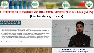 Corrections dexamen de Biochimie structurale SVI S3  Partie des glucides [upl. by Anerat]