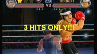 PunchOut Wii Video Walkthrough Piston Hondo [upl. by Aekerly]