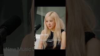 rosé interview for applemusic blackpink rosé [upl. by Zsazsa247]