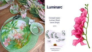 Сервиз Luminarc Carine Freesia Карин Фрезия с кувшином 46 предм [upl. by Nosreip]