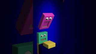 THE BLOCK MONSTERS III blender 3danimition cartoon spiderman 3dnimation 3danimation funny [upl. by Weinreb]