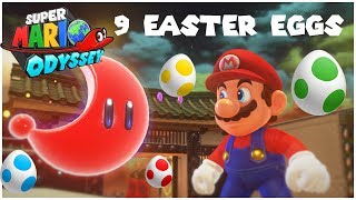 9 Easter Eggs In Super Mario Odyssey [upl. by Omle320]