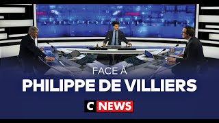 Face à Philippe de Villiers  14 juin 2024 CNews [upl. by Birdie]