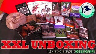 XXL UNBOXING Gewinnspielinfo  Pferdebuchdiscount [upl. by Aneis]