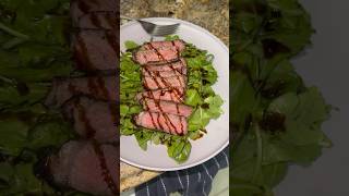 Reverse searing a couple New York Strips on the BGE biggreenegg steak reversesear [upl. by Arhat]