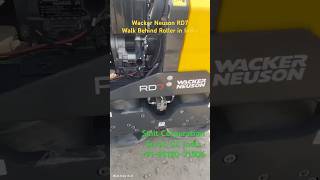 Wacker Neuson RD7 Walk Behind Roller Wacker Neuson Roller Wacker Neuson Walk Behind Roller [upl. by Timothy]