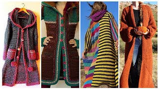 Latest New And Gorgeous Crochet Top coat And Shirt Collection For Women [upl. by Nitsirt]