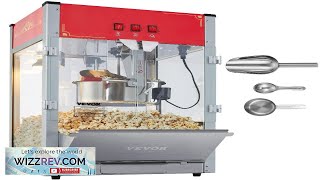 VEVOR Popcorn Popper Machine 12 Oz Countertop Popcorn Maker 1440W 80 Cups Review [upl. by Layton]