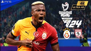 FC 24  Galatasaray Vs Samsunspor  Süper Lig 2024 ft Osimhen Batshuayi Ziyech  PS5™ 4K60 [upl. by Burger437]