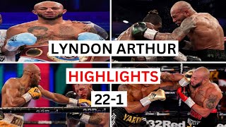 Lyndon Arthur 221 Highlights amp Knockouts [upl. by Ahsinaj2]