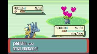 POKEMON EMERALD  SEADRA  BESO AMOROSO  LOVELY KISS [upl. by Lynus]