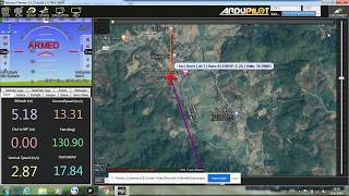 INAV MAVLinkARDUPILOT MISSION PLANNERTest3 [upl. by Oikim]