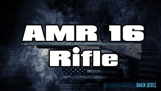 Payday 2 Weapon Demonstration AMR 16 Rifle [upl. by Notnil239]