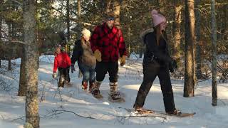 Snowshoeing  Ely MN [upl. by Willman]