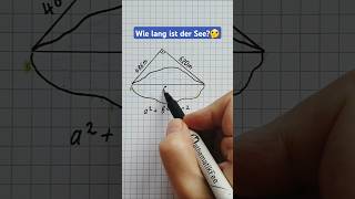 Satz des Pythagoras  Aufgabe 🧐🥴 mathematikfee mathe satzdespythagoras hypotenuseberechnen [upl. by Kristoffer]