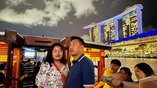 Fantastic Singapore River Cruise Ride singapore travel fun 🇸🇬🇳🇵 [upl. by Spratt]