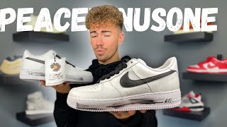 The 500 AF1 Nike Air Force 1 X Peaceminusone ParaNoise 20 Review [upl. by Nylirak254]