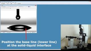 OCA15 Tutoria  Part II Sessile drop experiment [upl. by Conger]