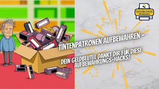 Tintenpatronen aufbewahren  Dein Geldbeutel dankt Dir für diese AufbewahrungsHacks [upl. by Glialentn]