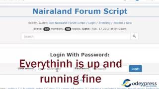 Nairaland Forum Script Installation [upl. by Epstein]