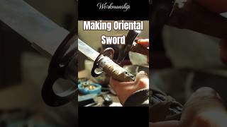 Making Process sword Saber Katana Hwando [upl. by Nnylylloh]