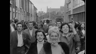 Women Break Falls Road Curfew Belfast City Northern Ireland 1970 [upl. by Laeynad]