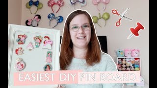 Super Easy To Make DIY Pin Board [upl. by Ueih]