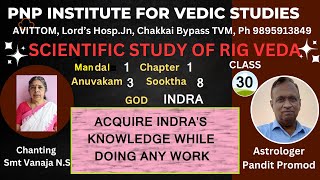 SCIENTIFIC STUDY OF RIG VEDAClass 30Mandal1Sooktha 8  ACQUIRE INDRAS KNOWLEDGE To DO WORK [upl. by Godart116]