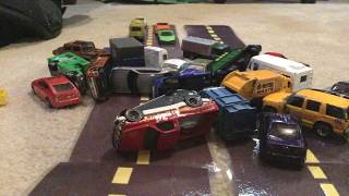 Massive Pile up Crash On Highway 420 Car Crash Stop Motion [upl. by Yrret146]