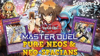 PURE Neos and NeoSpacians DESTROYING the Master Meta in YuGiOh Master Duel Season 23 [upl. by Acsehcnarf]