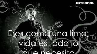 Interpol Song Seven Subtitulada Al Español [upl. by Linoel]